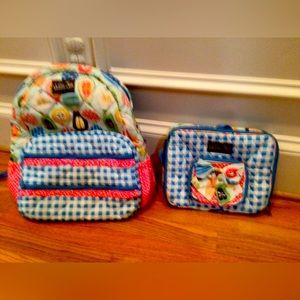 NEW- Matilda Jane Backpack (large) and lunchbox